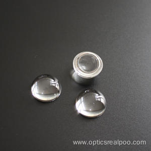 High precision fused silica micro half-ball lens